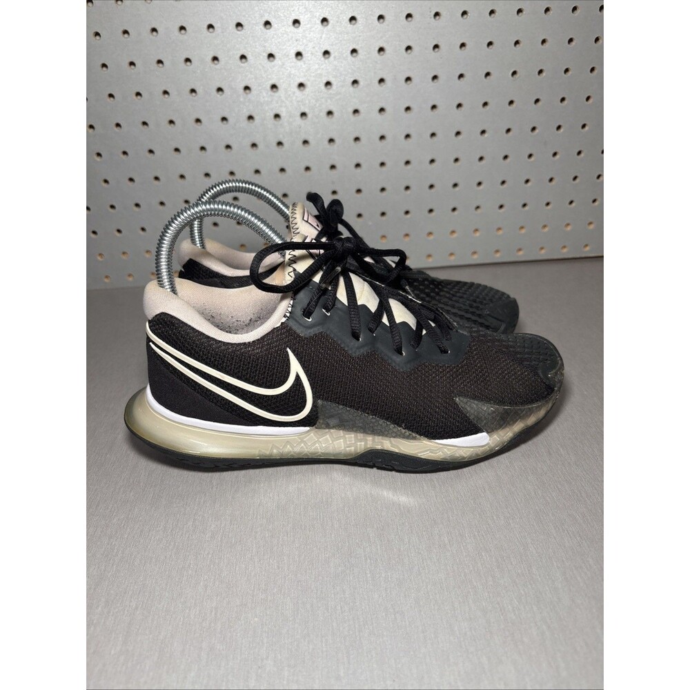 Nike Zoom Vapor Cage 4 Womens Sz 7 Tennis Pickleball Shoes Black Pink CD0431-001